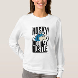 ハスキー・ホリデー・ハッスル・バッジ Tシャツ