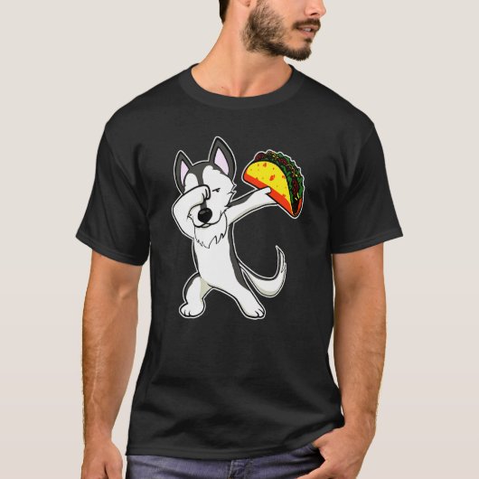 ハスキーGIF Tシャツ (正面)