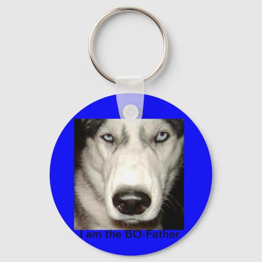 ハスクおもしろいス キーホルダー (正面)