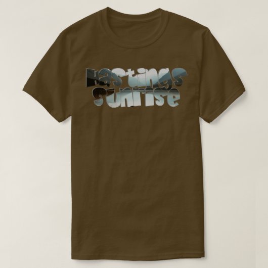 ハスティングズサンライズ Tシャツ (デザイン正面)