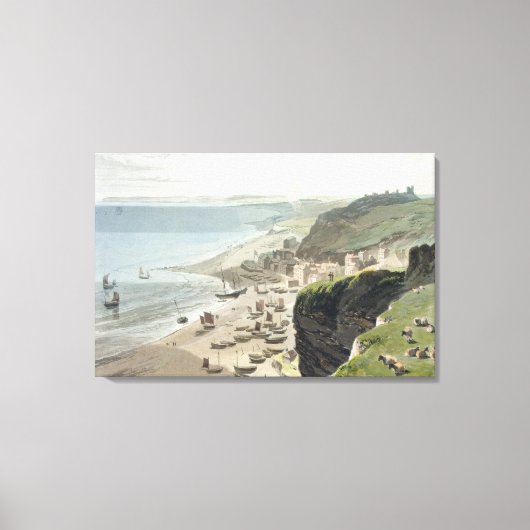 ハスティングズ、東崖から「A Voyage Arou（アボヤージアロウ）」 キャンバスプリント (正面)