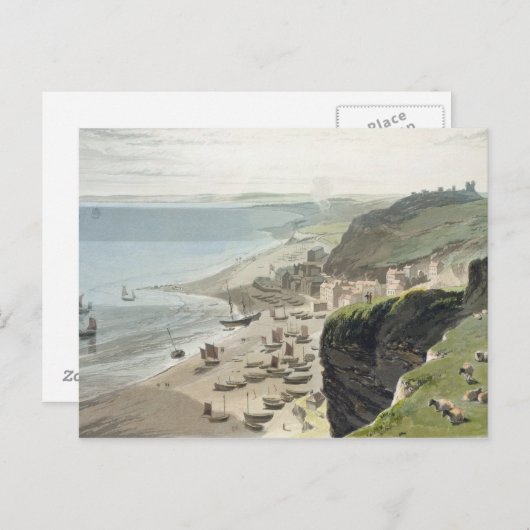 ハスティングズ、東崖から「A Voyage Arou(アボヤージアロウ)」 ポストカード (正面/裏面)