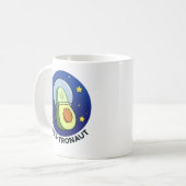 ハストラヌアボカド宇宙プンマグ コーヒーマグカップ (正面左)