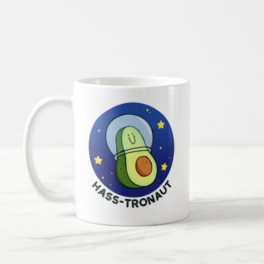 ハストラヌアボカド宇宙プンマグ コーヒーマグカップ (左)