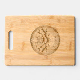 ハスバッジエッチング木製切削盤 カッティングボード