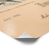 ハスビクトリアンパリファッションヴィンテージアド ポスター (コーナー)