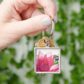 ハスフラワー(ネランボ·スペシオサム) キーホルダー (手)