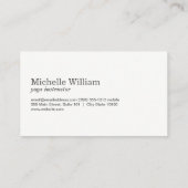 ハスモダンフラワーヨガポーズ 名刺 (裏面)