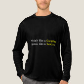 ハスラーの知恵 – ギャングのマインドセットが弁護士と出会う トライブレンドＴシャツ (正面)