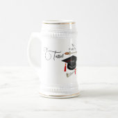 ハスルの卒業式スタイン ビールジョッキ (正面左)