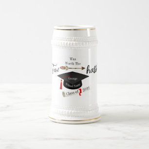 ハスルの卒業式スタイン ビールジョッキ