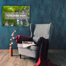 ハスルは無駄なポスターを感動的作る