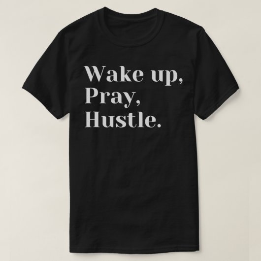 ハスル祈ー起業家 Tシャツ (デザイン正面)