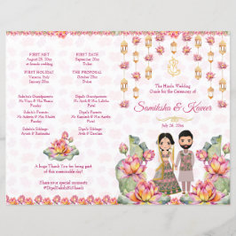 ハス提灯インディアン結婚の儀式