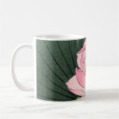 ハス日本のフラワー – ヴィンテージファインアートマグカップ コーヒーマグカップ (左)