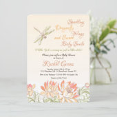 ハス花とトンボ招待状 招待状 (スタンド正面)