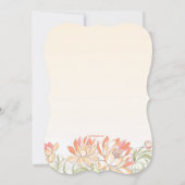 ハス花とトンボ招待状 招待状 (裏面)