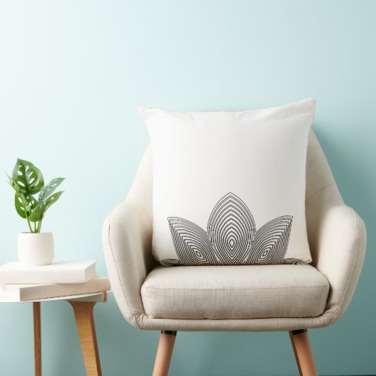 ハス花部腰枕 クッション (椅子)