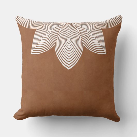 ハス花部腰枕 クッション (正面)