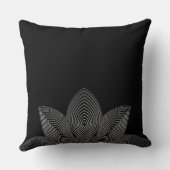 ハス花部腰枕 クッション (裏面)