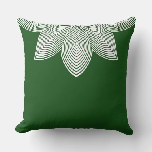 ハス花部腰枕 クッション (正面)