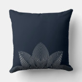 ハス花部腰枕 クッション (裏面)