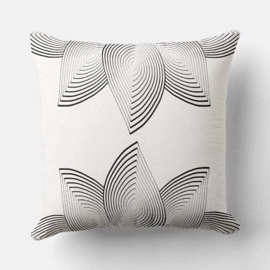 ハス花部腰枕 クッション (裏面)