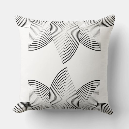 ハス花部腰枕 クッション (正面)