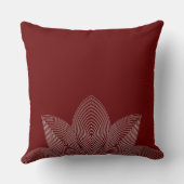 ハス花部腰枕 クッション (裏面)