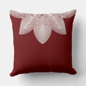 ハス花部腰枕 クッション (裏面)