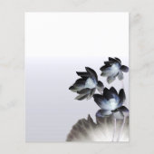 ハス芸術的フラズビジネスカスタムフライヤー チラシ (正面)