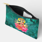 ハス・ヒンドゥー教の神の女神ガヤトリデヴィ アクセサリーポーチ (見開き)