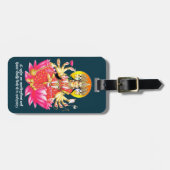 ハス・ヒンドゥー教の神の女神ガヤトリデヴィ ラゲッジタグ (正面横)