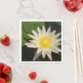 ハス，花，自然，花，フローラ，植物 スタンダードカクテルナプキン (インサイチュ)