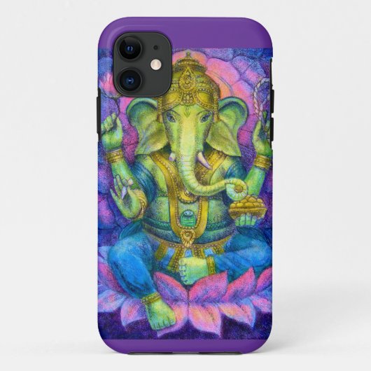 ハスGanesha iPhone 5ケースラッキーヒンドゥー象 Case-Mate iPhoneケース (裏面)