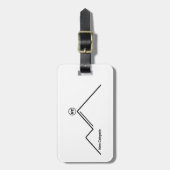 ハズカテゴリーマウンテンクライムサイクリング ラゲッジタグ (正面縦)