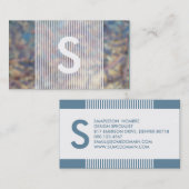 ハズド・モノグラム 名刺 (正面/裏面)