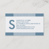 ハズド・モノグラム 名刺 (裏面)