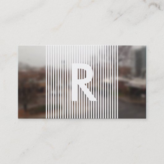 ハズド・モノグラム 名刺 (正面)