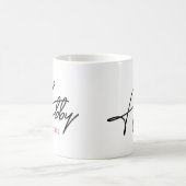 ハズバンドの記念に名入れ コーヒーマグカップ (中央)