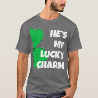 ハズマイラッキーチャームおもしろいSt patricks dayカップル Tシャツ
