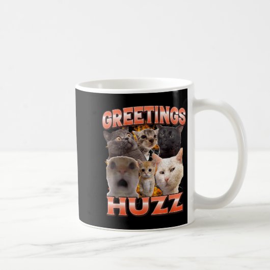 ハズレの猫の面白いテイのミーム 靴下 コーヒーマグカップ (右)