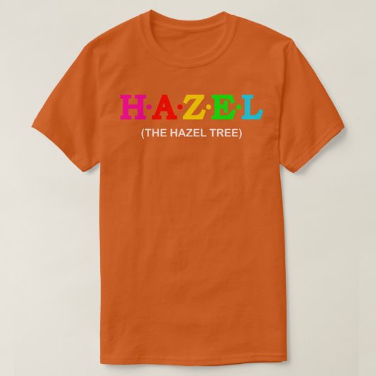 ハゼルザハゼルツリー Tシャツ (デザイン正面)