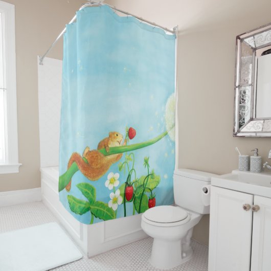 ハゼルドーマウス登山アダンデリオンボール シャワーカーテン (インサイチュ)