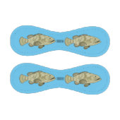 ハタの魚の漫画イラストレーション 野球ボール (パネル)