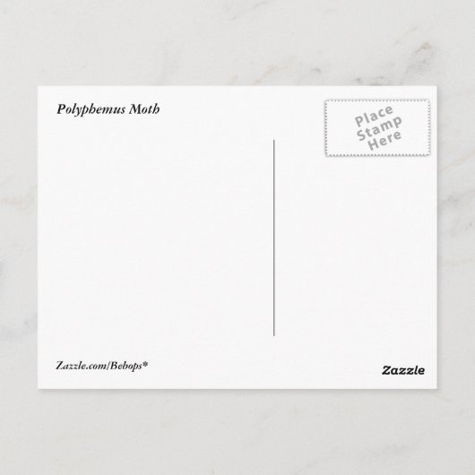 ハタバガ ポストカード (裏面)