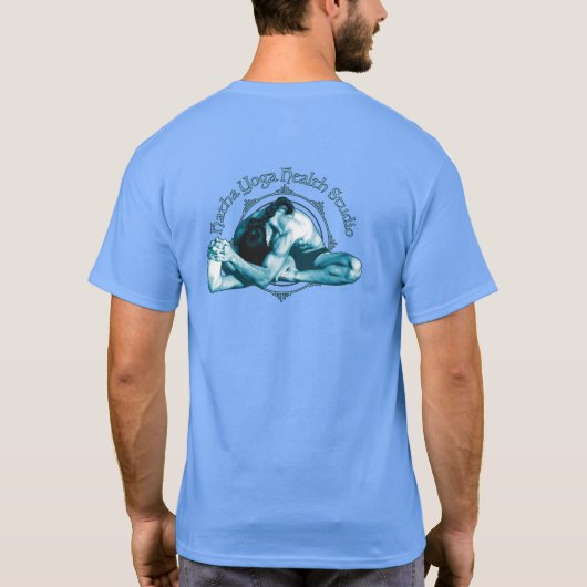 ハタヨガ健康スタジオ Tシャツ (裏面)
