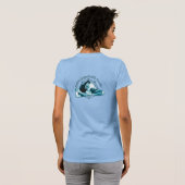 ハタヨガ健康スタジオ Tシャツ (裏面フル)