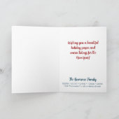 ハタラスライトハウスビーチクリスマスホリデーカード シーズンカード (内部)