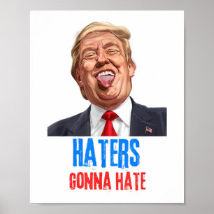 ハターおもしろいズは嫌い引用文おもしろいことわざトランプ ポスター